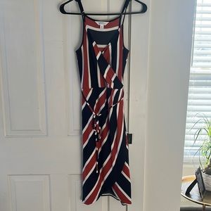 Market & Spruce wrap front dress.